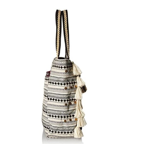 Steve Madden Raine Bohemian Patterned Fabric Tote - Picture 6 of 10